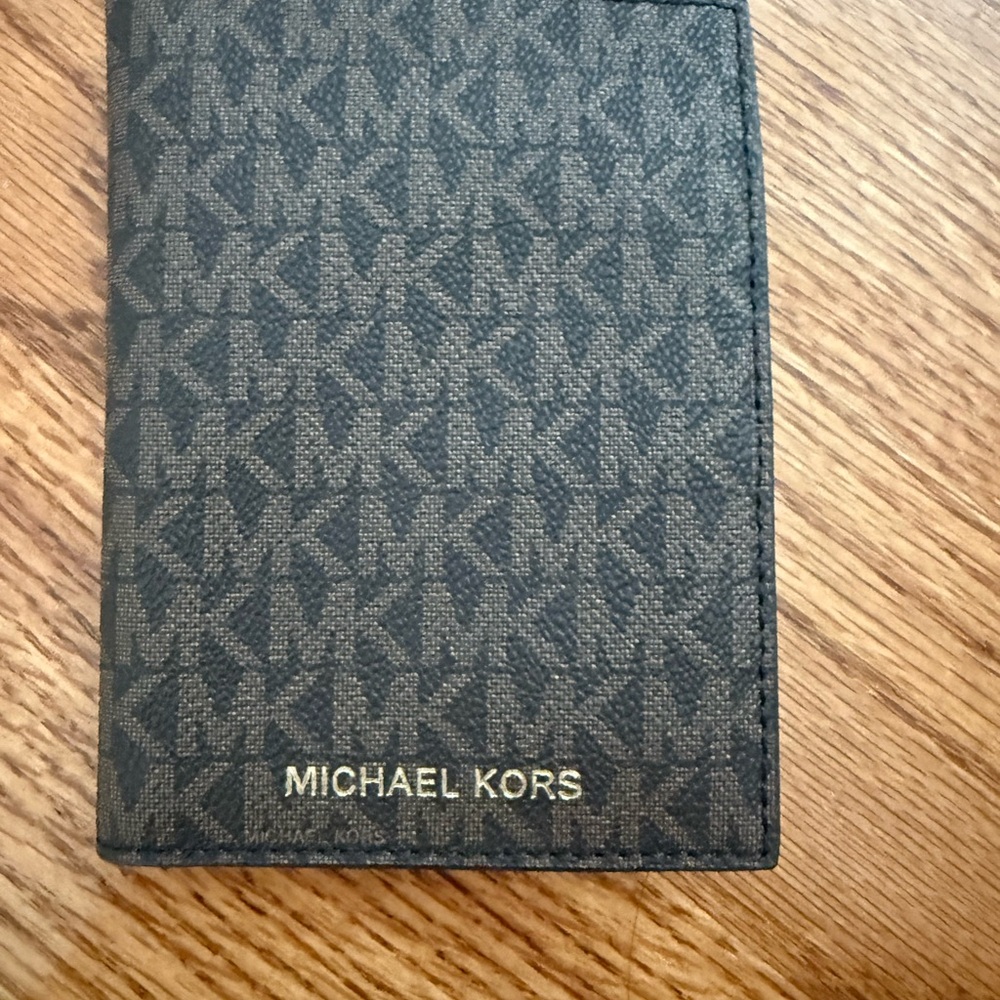 Michael Kors Black Key Card Holder Monogram